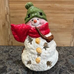 Snowman Votive Holder